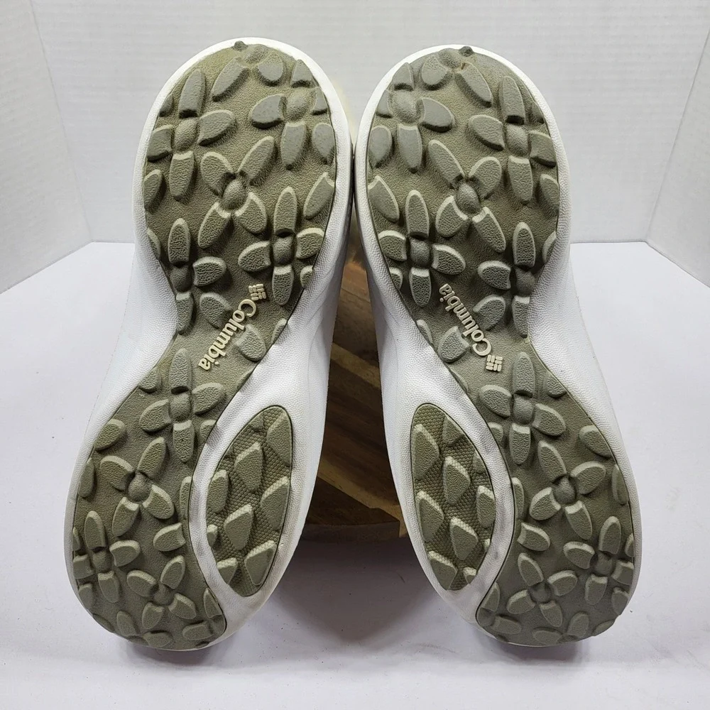Columbia Womens Sierra Flurry 2 Boots Size 8 White Waterproof Insulated Fur Snow